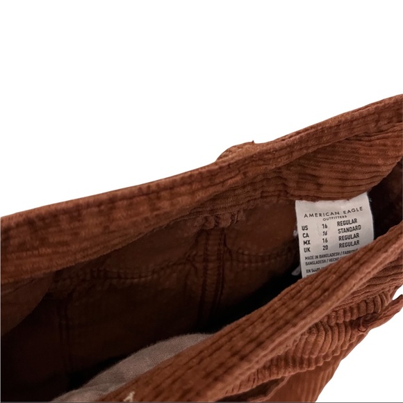 American Eagle | hi-rise a-line corduroy button up skirt size 16 - Picture 7 of 7